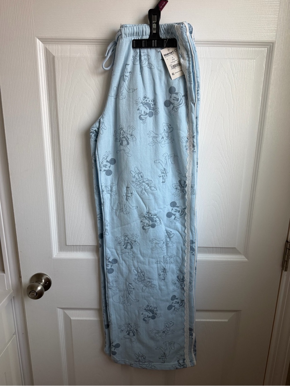 Disney Mickey and Friends Light Blue Sweatpants with Pockets